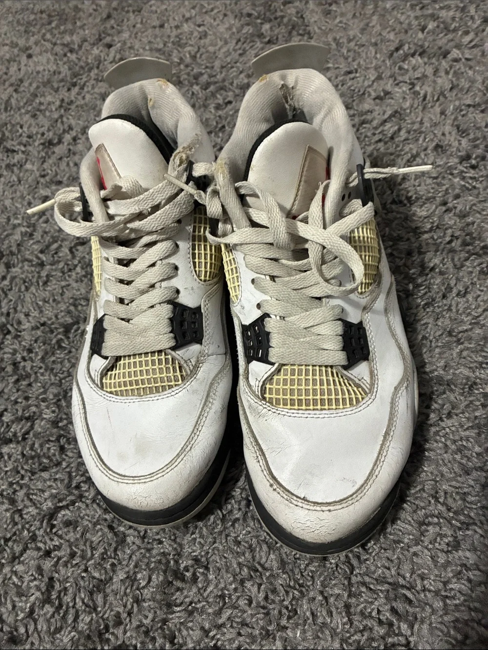 Jordan 4 white cement